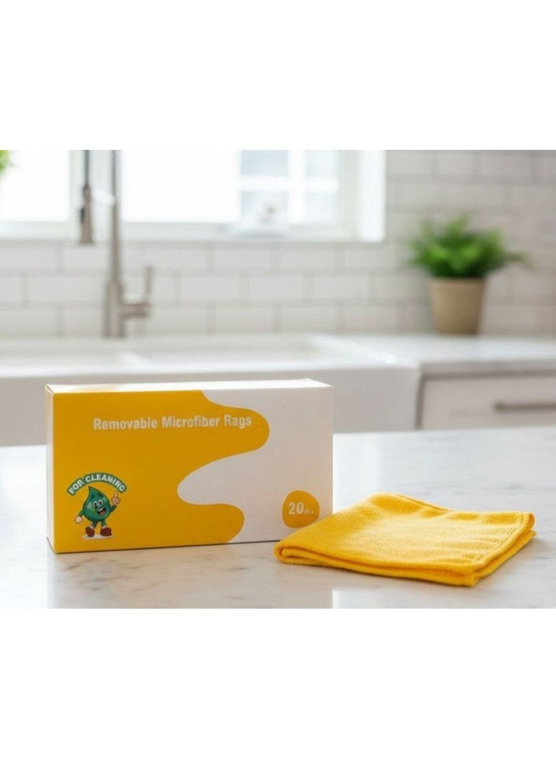 Colored Microfiber Cloths Box (20 Cloths) - Image 4